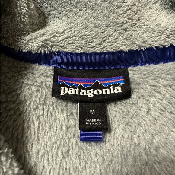 Patagonia Re-tool Fleece Pullover Gray 1/4 Snap Sweatshirt - Picture 10 of 11